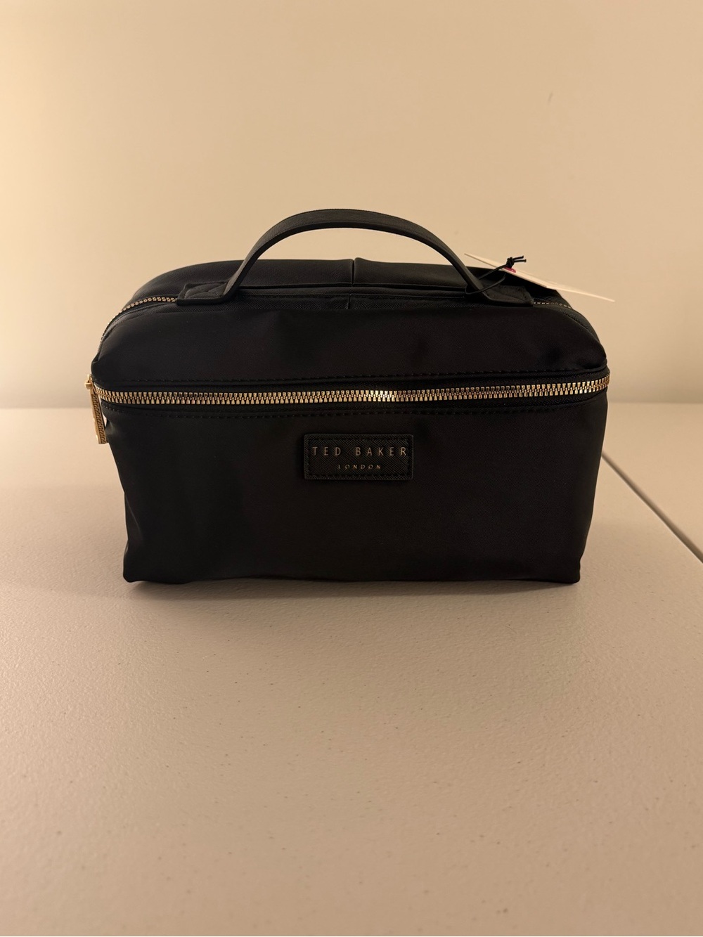 Ted Baker London Black Puffy Toiletry/Cosmetic Bag - *NWT*